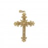 Crucifixo em OURO 19,2K e FILIGRANA