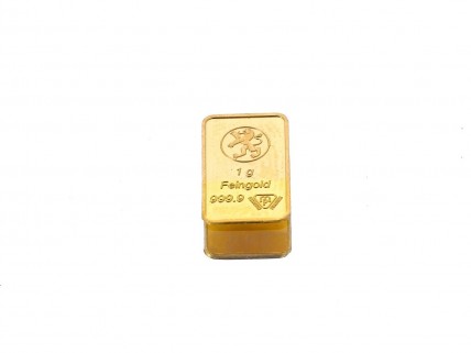 Lingote de 1g em Ouro de 24K (999.9)