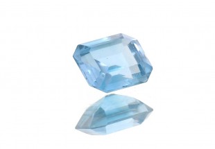 Espinela NATURAL Azul Claro em talhe Octogonal 4,90ct