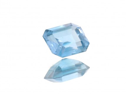 Espinela NATURAL Azul Claro em talhe Octogonal 4,90ct