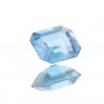 Espinela NATURAL Azul Claro em talhe Octogonal 4,90ct