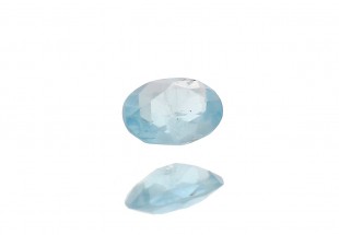 Água Marinha Natural em talhe oval brilhante 0,70ct