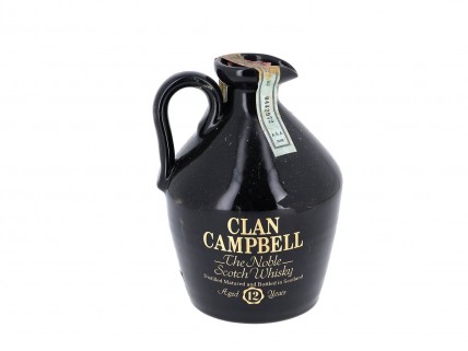 WHISKY CLAN CAMPBELL 12 Anos Decanter em Cerâmica