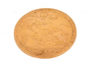 1/2 Libra de OURO de 22K - edição Victória - 1900