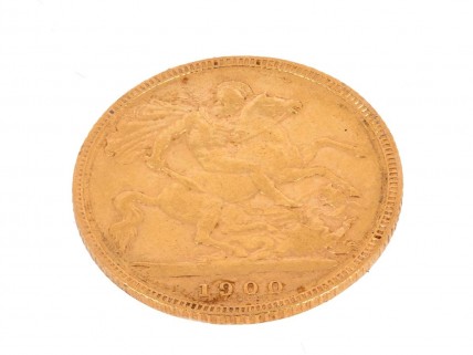 1/2 Libra de OURO de 22K - edição Victória - 1900