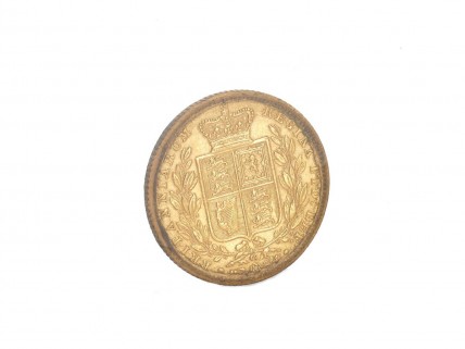 Libra de OURO de 22K - edição Victoria - 1872