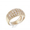 Anel em OURO 19,2K - 60 DIAMANTES 