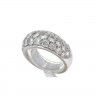 Anel em OURO 18k - 28 DIAMANTES