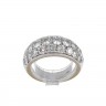 Anel em OURO 18k - 28 DIAMANTES