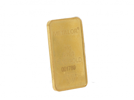 Lingote de 10g em Ouro de 24K (999.9)