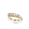 Anel em OURO 18K - 6 DIAMANTES