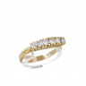 Anel em OURO 18K - 6 DIAMANTES