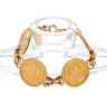 Pulseira em OURO de 19,2k com 4 LIBRAS (22k)