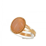 Anel em OURO 14k - QUARTZO