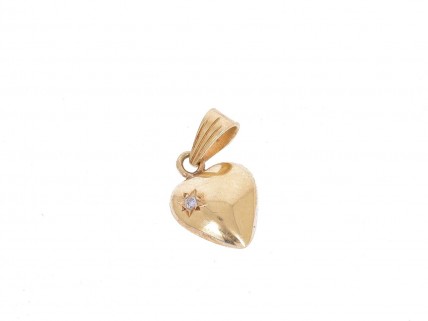 Pingente em OURO 18K - DIAMANTE