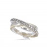 L772-004 Anel em OURO 14K - 13 DIAMANTES