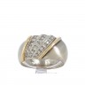 L772-005 Anel em OURO 19,2K - 21 DIAMANTES 