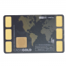 L778-008 Cartão CashGold com 6 Lingotes de 1gr em OURO Fino 999,9