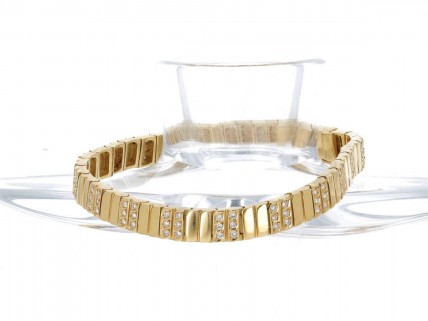 Bracelete em OURO 19,2K - 108 DIAMANTES