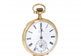 Relógio de bolso ZENITH em OURO 14K de 1910