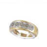 Anel em OURO 18K - 30 DIAMANTES