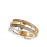 [FOTO 360°]  Anel em OURO 18K - 36 DIAMANTES