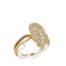 Anel em OURO 19,2K - 37 DIAMANTES