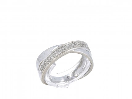 Anel em OURO 18K - 54 DIAMANTES