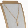 Colar com crucifixo em OURO de 19,2K