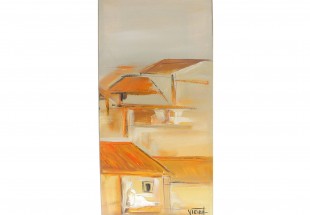 VIEIRA ( n. 1966  ), Original,Óleo sobre tela,  assinado.