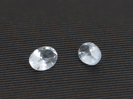 2 Águas Marinhas Naturais Azuis 1.28ct